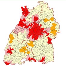 Karte Raumkategorien